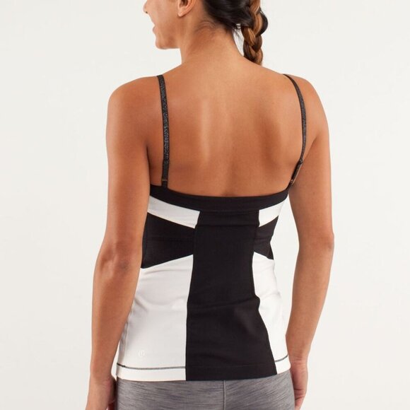 Lululemon Elongate Tank Black / Polar Cream / Black - Picture 3 of 13